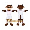 Brown Bull Mascot Costume for Sports Events Brown Bull Mascot Costume for Sports Events