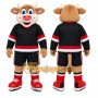Brown Bull Mascot Costume for Sports Events