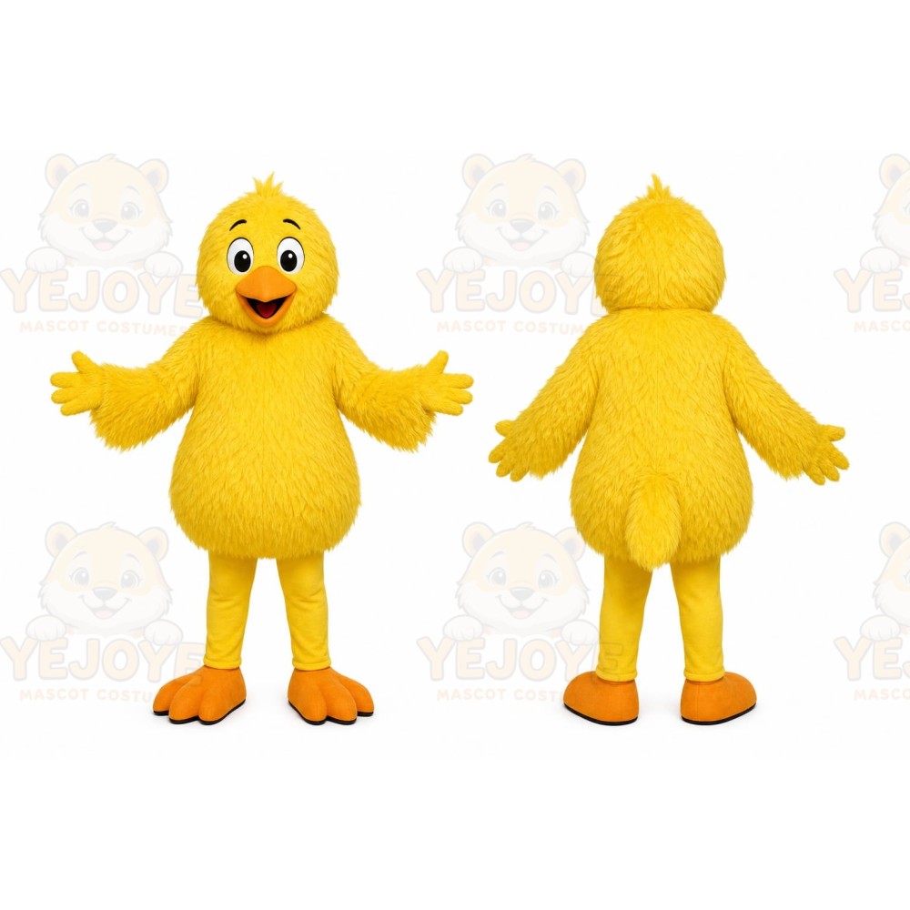 Yellow Chick Mascot Costume for Children's Events