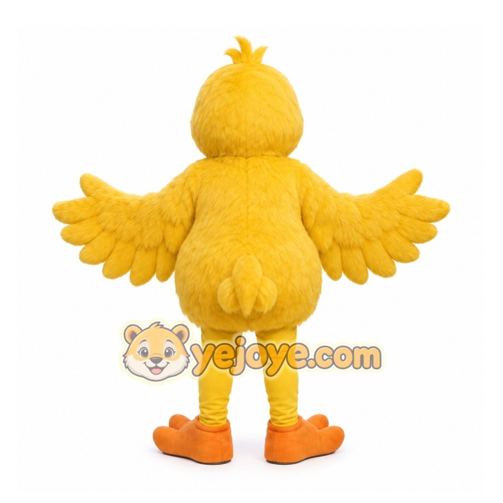 Yellow Chick Mascot Costume for Children's Events Yellow Chick Mascot Costume for Children's Events