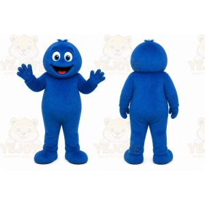 Blue Monster Mascot Costume for Children's Events