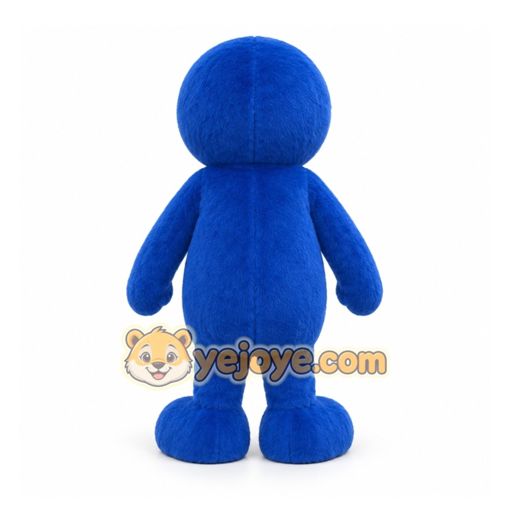 Blue Monster Mascot Costume for Children's Events Blue Monster Mascot Costume for Children's Events