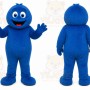 Blue Monster Mascot Costume for Children's Events