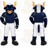 Blue Bull Mascot Costume for Sports Events