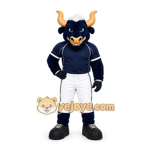 Blue Bull Mascot Costume for Sports Events Blue Bull Mascot Costume for Sports Events