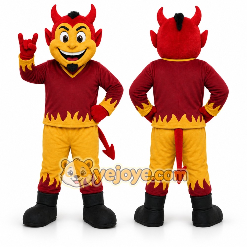 Red Devil Mascot Costume for Events and Promotions Red Devil Mascot Costume for Events and Promotions