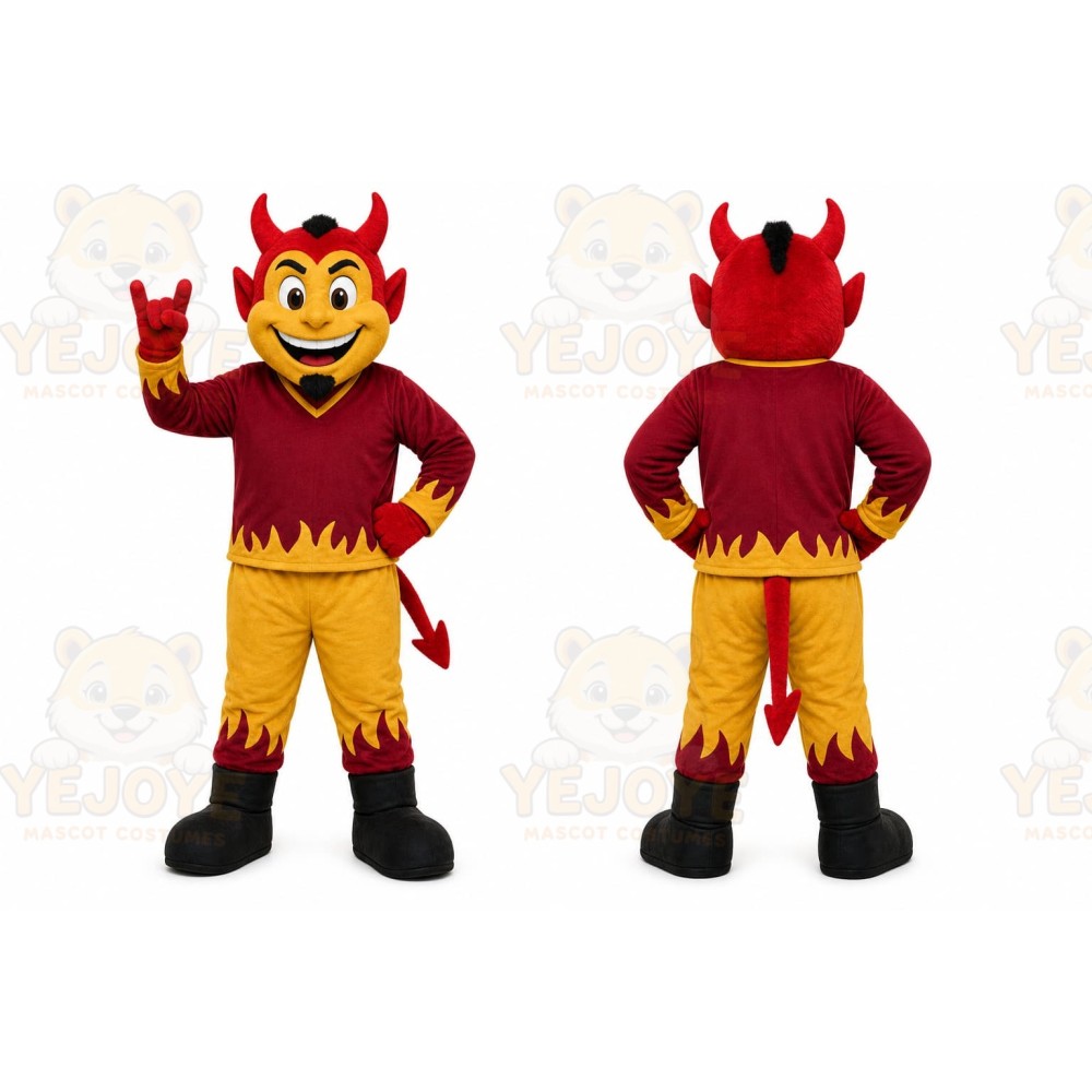 Red Devil Mascot Costume for Events and Promotions
