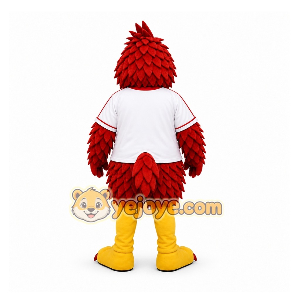 Red Bird Mascot Costume for Sports Events