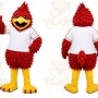 Red Bird Mascot Costume for Sports Events