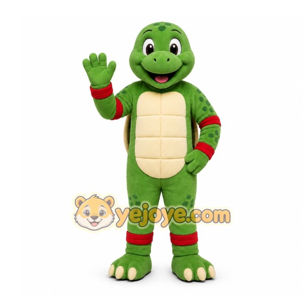 Green Turtle Mascot Costume for Children's Events Green Turtle Mascot Costume for Children's Events