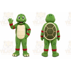 Green Turtle Mascot Costume for Children's Events