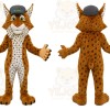 Brown Lynx Mascot Costume for Events and Promotions