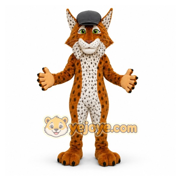Brown Lynx Mascot Costume for Events and Promotions Brown Lynx Mascot Costume for Events and Promotions