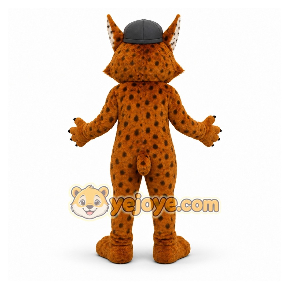 Brown Lynx Mascot Costume for Events and Promotions Brown Lynx Mascot Costume for Events and Promotions