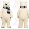 White Polar Bear Mascot Costume for Holiday Events