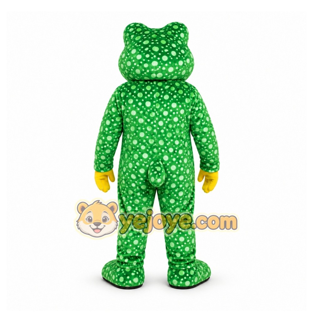 Green Frog Mascot Costume for Children's Events Green Frog Mascot Costume for Children's Events