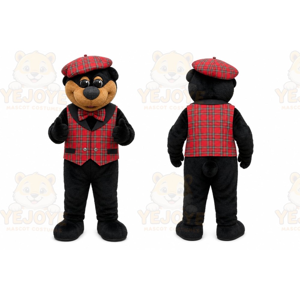 Black Bear Mascot Costume for Events and Promotions