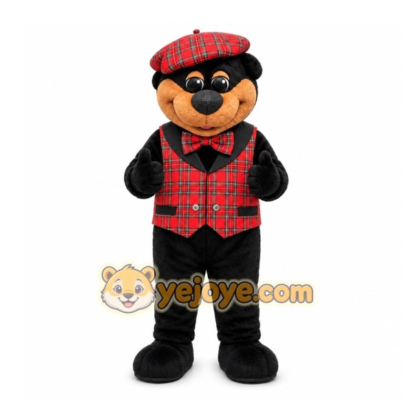 Black Bear Mascot Costume for Events and Promotions