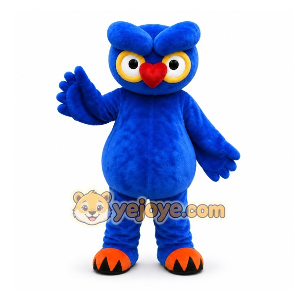 Blue Owl Mascot Costume for School Events