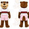 Brown Beaver Mascot Costume for Sports Events