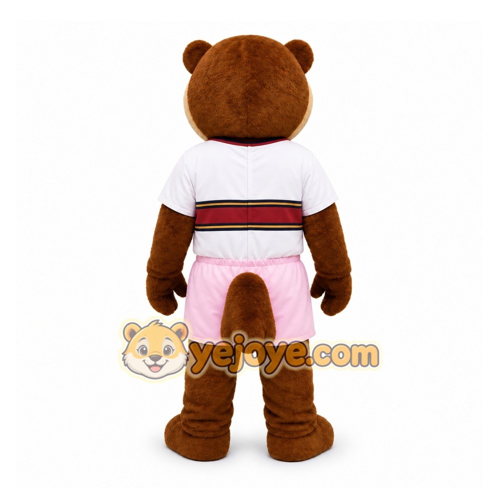 Brown Beaver Mascot Costume for Sports Events Brown Beaver Mascot Costume for Sports Events