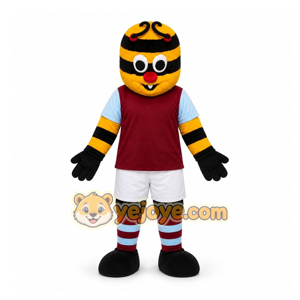 Yellow Bee Mascot Costume for School Events Yellow Bee Mascot Costume for School Events