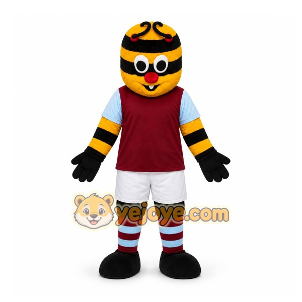 Yellow Bee Mascot Costume for School Events Yellow Bee Mascot Costume for School Events