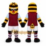Yellow Bee Mascot Costume for School Events