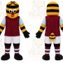 Yellow Bee Mascot Costume for School Events