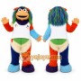 Multicolor Monster Mascot Costume for Children's Events