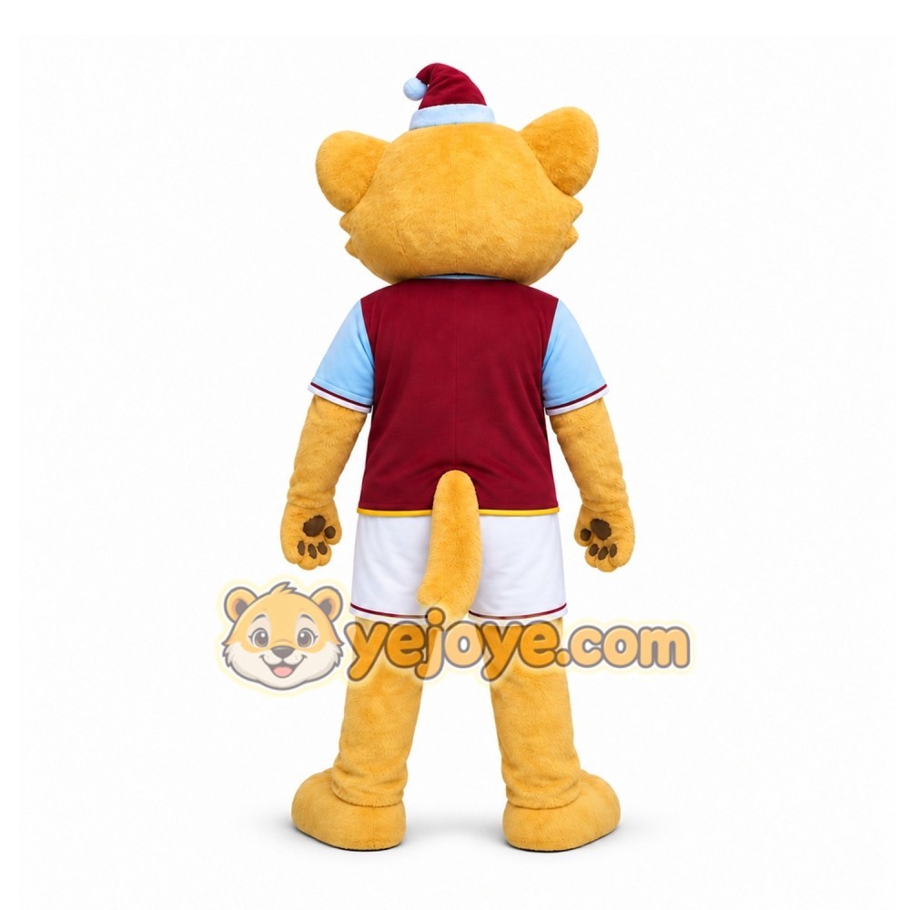 Yellow Cat Mascot Costume for Holiday Events Yellow Cat Mascot Costume for Holiday Events