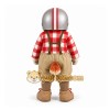Beige Football Player Mascot Costume for Sports Events Beige Football Player Mascot Costume for Sports Events