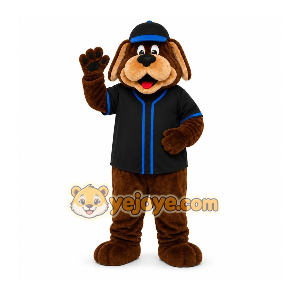 Brown Dog Mascot Costume for Sports Events Brown Dog Mascot Costume for Sports Events