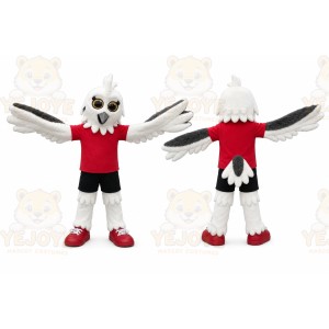 White Eagle Mascot Costume for Sports Events
