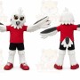 White Eagle Mascot Costume for Sports Events
