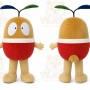 Tan Abstract Character Mascot Costume for Children's Events