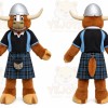 Brown Bull Mascot Costume for Sports Events
