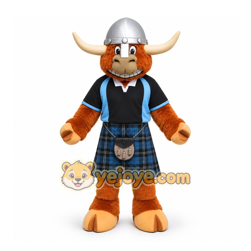 Brown Bull Mascot Costume for Sports Events Brown Bull Mascot Costume for Sports Events