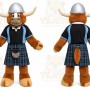 Brown Bull Mascot Costume for Sports Events