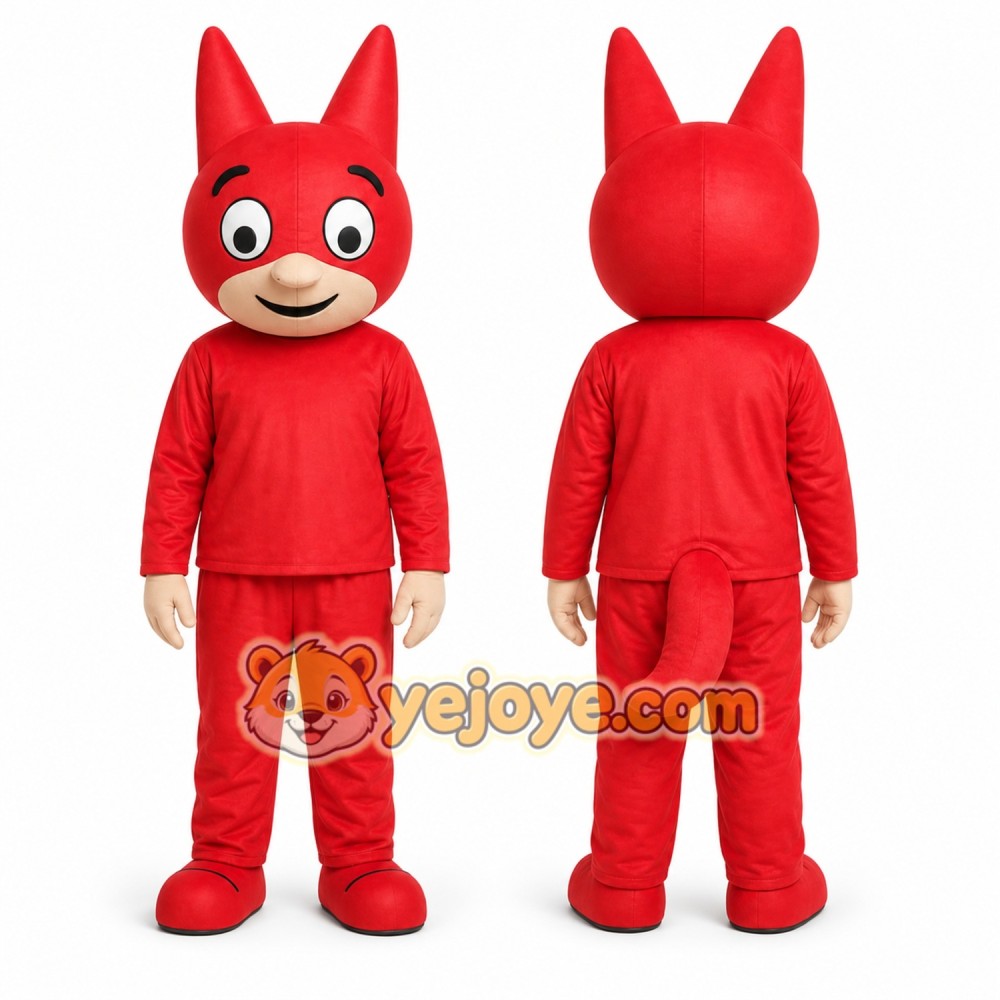 Red Fox Mascot Costume for Children's Events Red Fox Mascot Costume for Children's Events