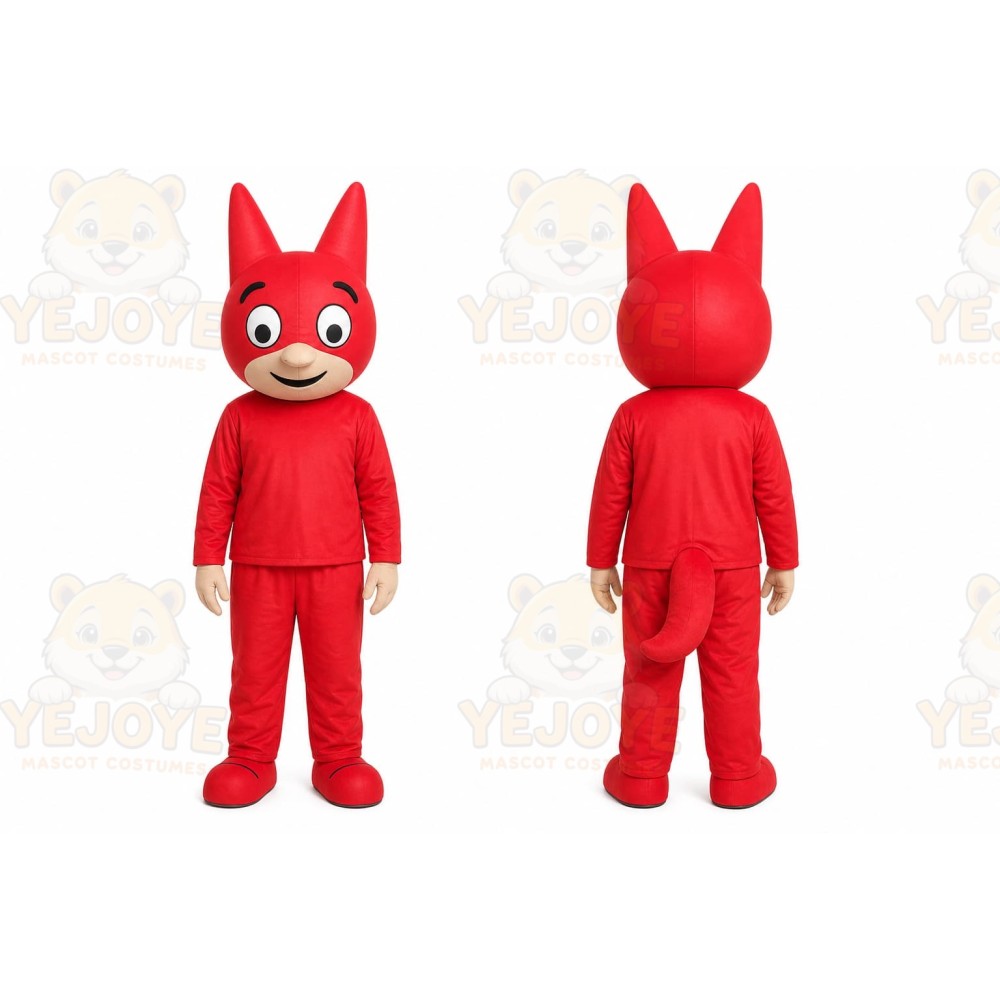 Red Fox Mascot Costume for Children's Events