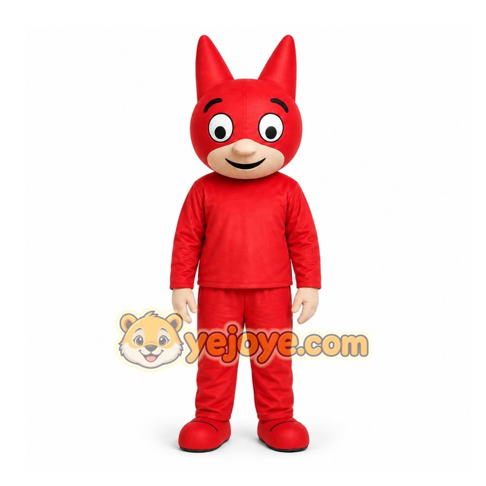 Red Fox Mascot Costume for Children's Events Red Fox Mascot Costume for Children's Events