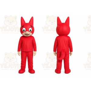 Red Fox Mascot Costume for Children's Events