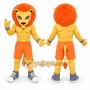 Orange Lion Mascot Costume for Sports Events