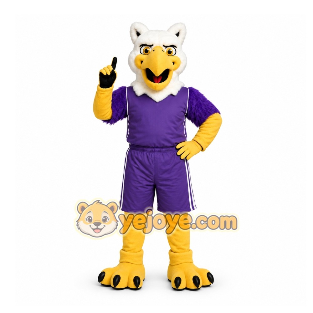 Yellow Eagle Mascot Costume for Sports Events Yellow Eagle Mascot Costume for Sports Events