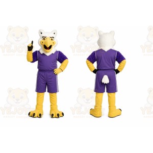 Yellow Eagle Mascot Costume for Sports Events