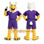 Yellow Eagle Mascot Costume for Sports Events