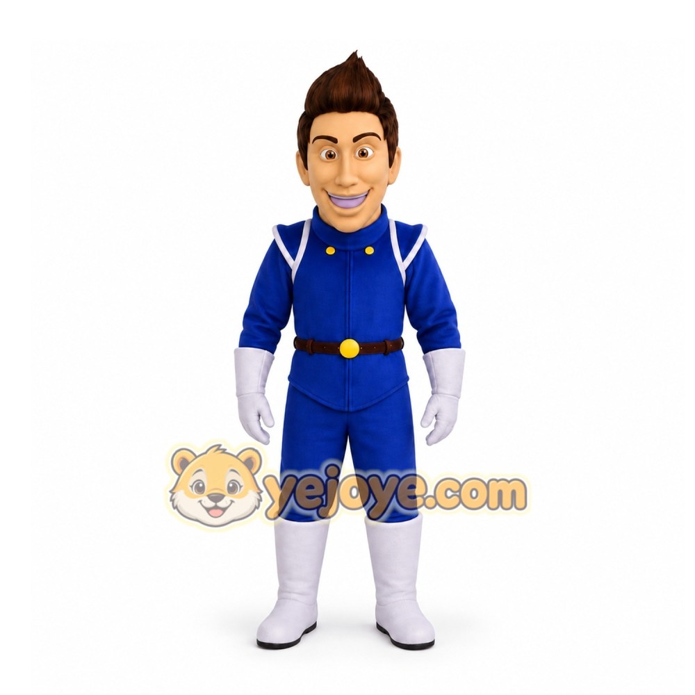 Blue Human Character Mascot Costume for Events and Promotions Blue Human Character Mascot Costume for Events and Promotions
