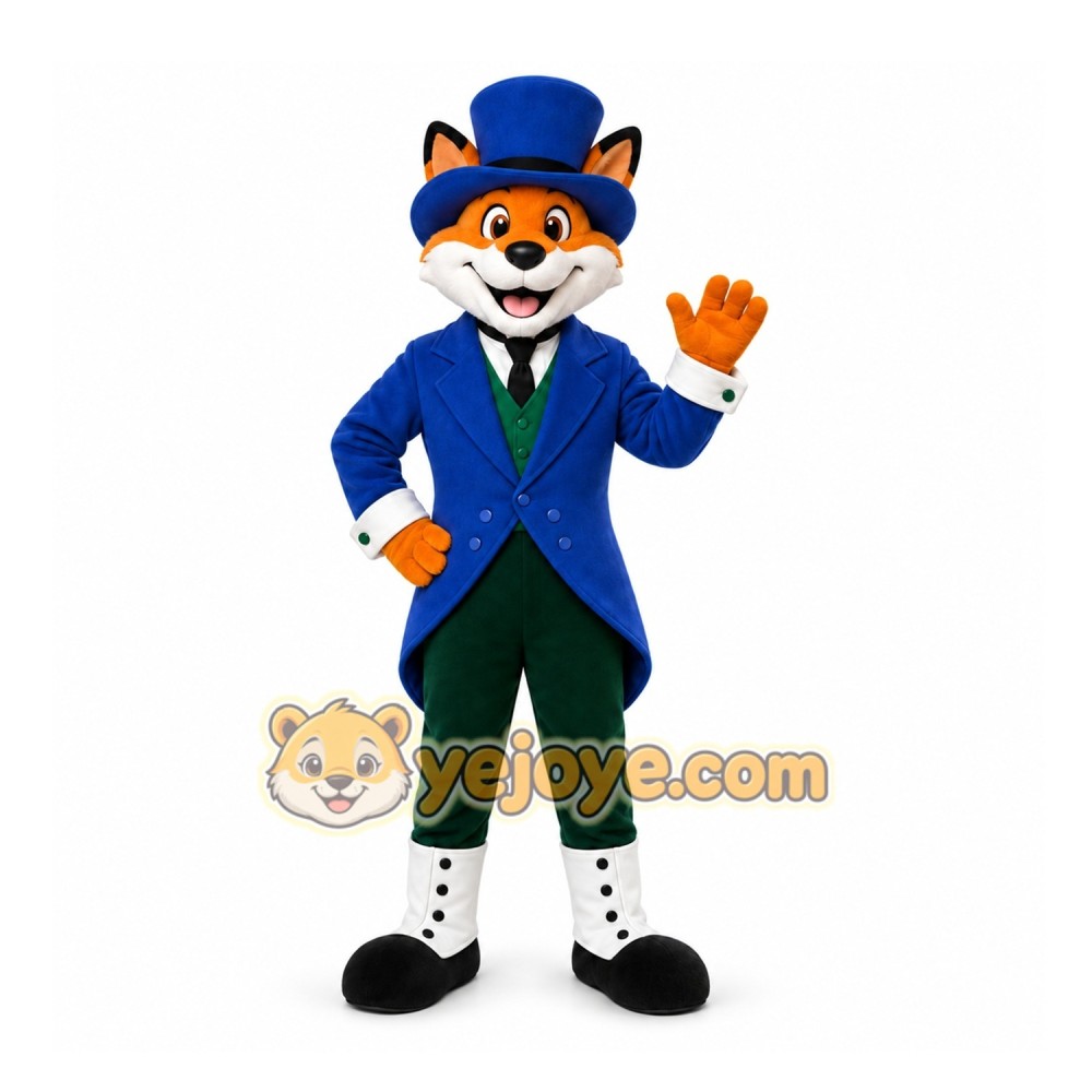 Orange Fox Mascot Costume for Corporate Events Orange Fox Mascot Costume for Corporate Events