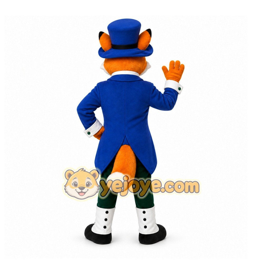 Orange Fox Mascot Costume for Corporate Events Orange Fox Mascot Costume for Corporate Events